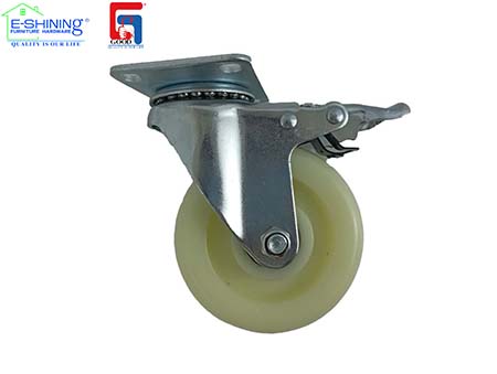 Medium Duty Mini Double Ball Bearing Plastic Caster Wheels