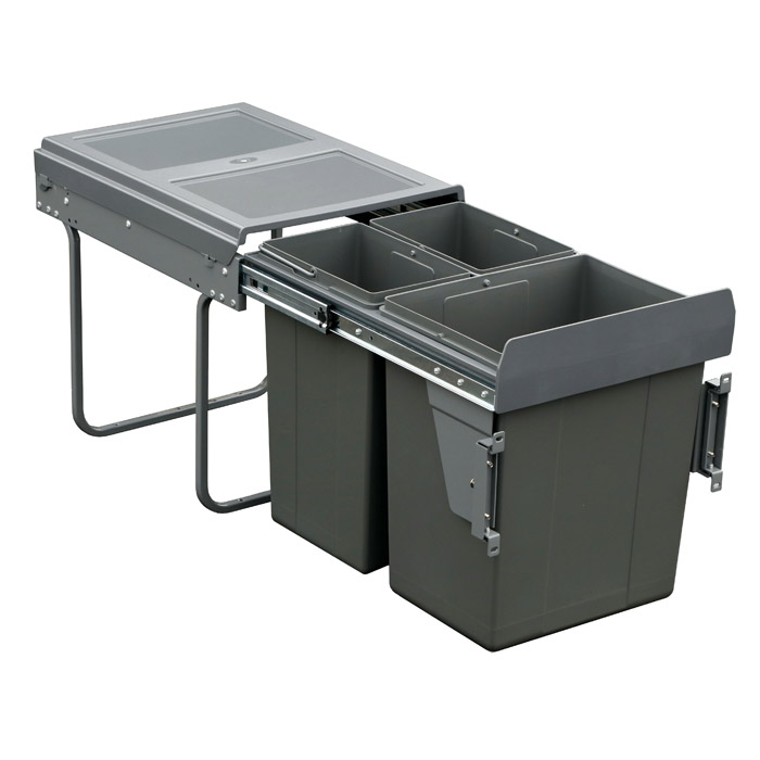 Kitchen Waste Bin with Ball Bearing Slide