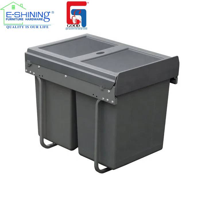 Kitchen Waste Bin with Ball Bearing Slide